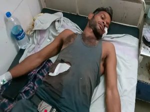 Three robbers attacked the truck driver