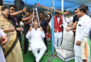 Chief Minister Baghel accompanied