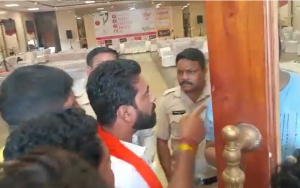 Bajrang Dal attacked fiercely